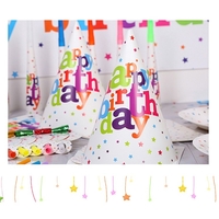 Set 6 Coifuri pentru Petrecere, Flippy, Colectia Happy Birthday, Multicolor