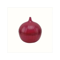 Cutie Alimentara, Flippy, Model Ceapa, din Plastic, 11 x 11 x 12 cm, 500 ml, Rosu