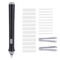 Radiera Electrica, Flippy, pentru Schite si Arta, Grosime Varf 3 mm/5 mm, Baterii 2 x AA (neincluse), din ABS, Negru