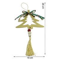 Ornament brad, Flippy, Brad, Auriu, Lucios, 15*28CM, Acril, Interior/ Exterior