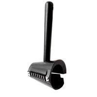 Accesoriu pentru Taiat in Forma de Spirala, Flippy, Multifunctional pentru Legume, Cutit pentru Spirale, 16x5.5 cm, Negru