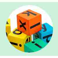 Joc cu Blocuri din Lemn, Flippy, Formare Cuvinte, Cartonase cu Obiecte si Animale, Clopotel, Joc pentru 4 Persoane, 3 Ani+, 28x15.5x5 cm, Multicolor