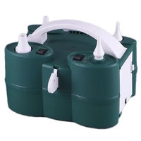 Pompa Electrica de Umflat Baloane, Flippy, cu Doua Iesiri, 220V, Putere 600W, Accesorii petrecere, Verde