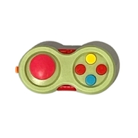Jucarie Interactiva, Flippy, Model Fidget Pad, Antistres, +3 Ani, Functii Multiple, 5.5 x 3.5 x 11 cm, Verde