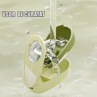 Cutie Taiat Pastile si Depozitare Medicamente, Flippy, Galbena, 8x5x2.65 cm, Compacta si Portabila, Ideala Pentru Calatorii