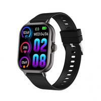 Ceas Smartwatch, Flippy, Editia H15, Apeluri Bluetooth, Afisaj 1.81 inch, Rezolutie 240 x 284, Puls, Siri, Baterie 180 mAh, Negru