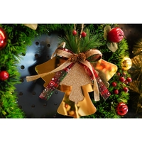 Ornament brad, Flippy, Clopotei, Auriu, Lucios, 16*17CM, Acril, Interior/ Exterior