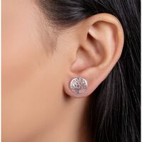 Cercei din Argint 925, Copacel in Cerc, Jolie Silver