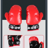 Jucarie Interactiva, Flippy, Model Sfera de Box cu Suport, Manusi Incluse, Inaltime Reglabila, +3 Ani, 120 x 20 x 23.5 cm, Rosu/ Negru