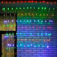 Instalatie de Craciun, Flippy®, Tip Plasa, 1.5 x 1.5 m, 120 LED-uri, Interconectabila, Multicolor