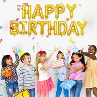 Balon Folie Metalizata Litera R, Flippy, 80 cm, Umflati cu Heliu sau Aer, Ambalaj Individual, Pai inclus, Auriu