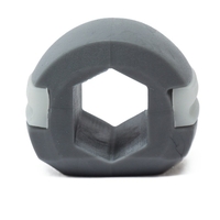 Dispozitiv de Tonifiere Faciala, Flippy, din Silicon, Corectare Mandibula/Maxilar, Gri