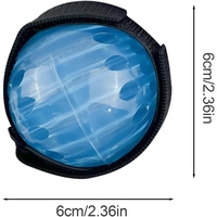 Jucarie Interactiva, Flippy, Minge Saltareata Crystal Ball, cu Banda Elastica, 6 cm, +7 Ani, din Plastic, Albastru
