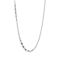 Lantisor din Argint 925, model plat rotund (ccc), 39 cm