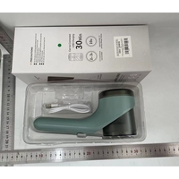 Aparat Scame si Par Haine, Flippy, Electric, USB inclus, Periuta Curatare, pentru Diferite Tesaturi, 3 Trepte, 20.5 x 8.8 x 7 cm, Verde