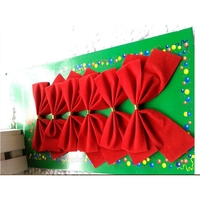 Set 6 fundite pentru brad, Rosii, clasice , 7 x 8 cm, din poliester, Flippy