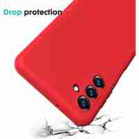 Husa de Protectie, Flippy, pentru Samsung Galaxy S24 FE, Liquid Silicone, cu Microfibra pe Interior, Protectie Antisoc, Compatibil Incarcare Wireless, Rosu