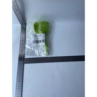 Ustenisla de bucatarie tip cleste pentru feliat fructe si legume Flippy, material ABS, 8 x 18.5 cm, verde