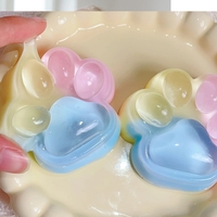 Jucarie Antistres Squishy, Flippy, cu Revenire Lenta, Labuta de Pisica Pufoasa, 7.5 cm, Ambalaj Transparent, Model 27054, Multicolor