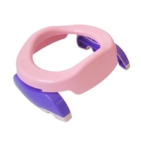 Olita Portabila 2 in 1, Flippy, Olita + Capac de Toaleta, din Plastic, Diametru 21 cm, Roz