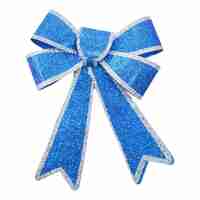 Funda pentru brad, Albastra, cu margini argintii, 13 x 18 cm, PVC, Flippy