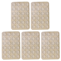 Suport Adeziv Universal, Flippy, pentru Telefon/Tableta, cu 24 Ventuze, potrivit pentru Tik-Tok/Selfie/Vizionare Video, din Silicon, 8 x 5.5 x 1 cm, Transparent