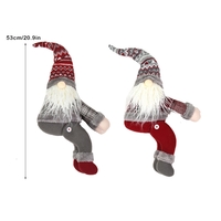 Clema pentru perdea prindere cu arici, model gnom, material textil/poliester, 53 x 23 cm, multicolor