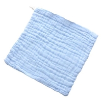 Prosop Absorbant, Flippy, din Bumbac, 6 Straturi, 30 x 30 cm, Albastru