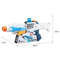 Pistol cu Apa, Flippy, +6 Ani, Rezervor 700 ml, 4 Moduri de Stropire, din Plastic, 56 x 37 x 23 cm, Alb