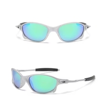 Ochelari de Soare, Flippy, pentru Sportivi, Polarizati, UV400, din Metal si ABS, 14.8 x 14.6 x 1.9 cm, Gri