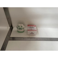 Ruleta Portabila, Flippy, Ruleta mini pentru Copii, Model Labuta de Pisica, cu Prindere, pentru Masurat Diametrul, 5.5 x 6.5 cm, Banda 1.5m, Verde