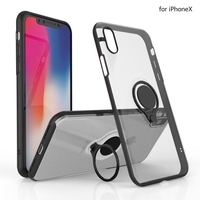Husa Apple iPhone 6 Armor Ring cu inel magnetic Transparent