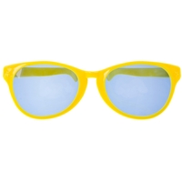 Ochelari Deghizare, Flippy, Marime Exagerata, din Plastic, 26 x 9 cm, Galben