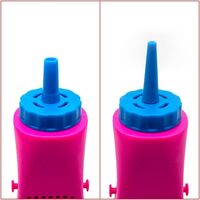 Pompa Electrica Pentru Umflat Baloane, din Plastic, cu Acumulator, Autonomie 3-4h, Portabila, Roz