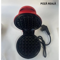 Mini Aparat de Vafe, Flippy, Multifunctional, Pentru Casa si Calatorii, Compact, Usor de Transportat si Depozitat, 18x14.5x9.3 cm, Rosu