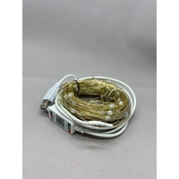 Instalatie Craciun Flippy, 20 m, 200 Led-uri, Liniara, USB, RGB, fir cupru, conectare prin aplicatie telefon, interior/exterior