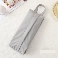 Geanta de Depozitare, Flippy, Pentru Haine Mici, Lenjerie, Sosete, Cosmetice, Impermeabila, cu Maner, 10x20x3 cm, Gri