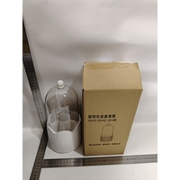 Cutie pentru Depozitarea Pensulelor de Machiaj, Flippy, Rotativa, Plastic, 36 cm x 13 cm, Alb