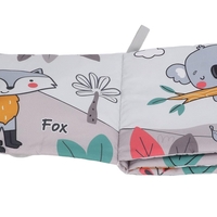 Carte Senzoriala, Flippy, pentru Bebelusi, 15x16x6 cm, cu Animalute, 3D, Cu Sunete si Fosnete, 0-3 Ani, Model Elefantel, Gri