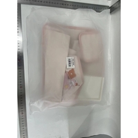 Geanta Multifunctionala de Depozitare, Flippy, pentru Bancheta din Spate a Masinii, Animat, Model Ursuleti, Scris Good Day, Suport Servetele si Telefon, 25x31 cm, Roz