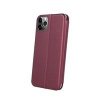 Husa de protectie Flippy compatibila cu Apple iPhone 11 Magnet Book Case Bordo