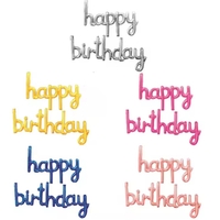 Set Baloane din Folie Metalizata, Flippy, Model Happy Birthday, 45x85 cm, 45x124cm, Baloane Party, Ambalaj Individual, Pai Inclus, Umflare cu Aer sau Heliu, Roz Pal