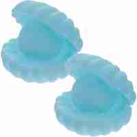 Lampa de Veghe, Flippy, Model Scoica cu Perla, Lumina Calda, 10 x 8.5 cm, Led, Baterii Incluse 3 x LR44, Albastru