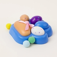 Jucarie Antistres Squishy, Flippy, cu Revenire Lenta, Squeeze Toys, Model Cat Paw, 12.5x10.5 cm, 220g, +3 Ani, din TPR, Model 7, Multicolor