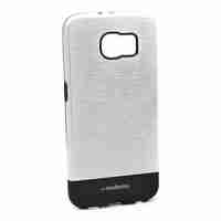 Husa Samsung Galaxy S6 Edge Motomo V4 Argintiu