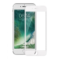 Folie Sticla securizata, Flippy, compatibila cu Apple iPhone SE 2022, Full Glue, margini albe