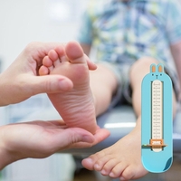 Dispozitiv de Masurat Talpa Piciorului pentru Bebelusi, Flippy, 6-24, Model Iepuras, Albastru