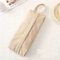 Geanta de Depozitare, Flippy, Pentru Haine Mici, Lenjerie, Sosete, Cosmetice, Impermeabila, cu Maner, 10x20x3 cm, Crem