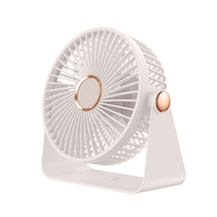 Ventilator 2in1, Flippy, de Masa/de Perete, Incarcare USB, 3.7 V, 4.5 W, 1200 mAh, 17.5 x 17 x 7.6 cm, Alb