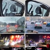 Perie Multifuncțională Auto Flippy, pentru Îndepărtarea Urmelor de pe Parbriz și Oglinzi, Anti-Aburire, Roșu